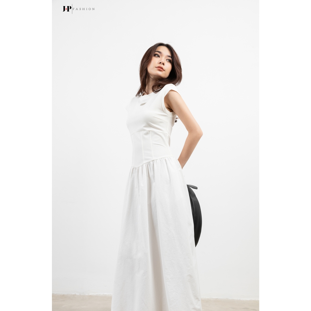 Váy Đầm Nữ Dài JP FASHION Chất Liệu Mềm Mát Co Dãn Thoải Mái, Bộ Váy Liền Dài Form Chuẩn Tôn Dáng 12109670