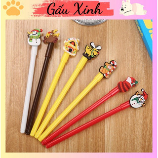 Bút Nước Mực Đen Noel 4 Hình Dễ Thương - Ngẫu nhiên (chiếc)