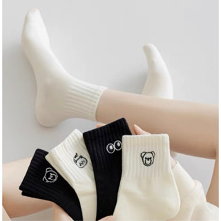  Tất nam nữ cao cổ họa tiết trẻ trung 