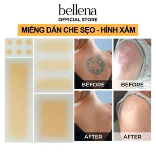 Miếng dán che sẹo hình xăm mụn khuyết điểm sẹo lồi nốt ruồi đậm màu Bellena XS2