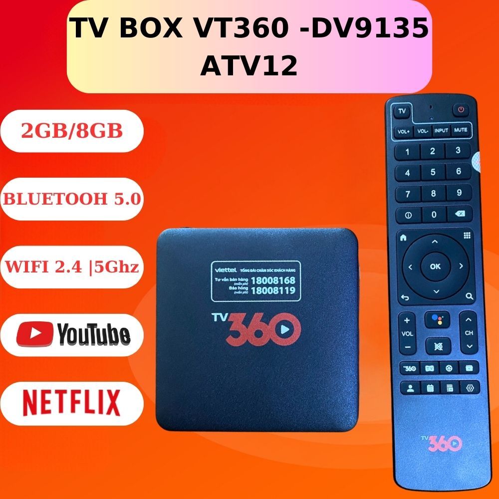 Androi tv box viettell cũ , cài rom ATV ngoài , tivi box viettel 360 xem tivi giải trí ram 2/8 | BigBuy360 - bigbuy360.vn