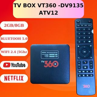 Androi tv box viettell cũ , cài rom ATV ngoài , tivi box viettel 360 xem tivi giải trí ram 2/8