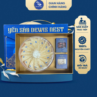 Yến Sào Khánh Hòa Tinh Chế Xơ Mướp Sợi vụn ngắn Dewis Nest 100% Nguyên Chất, 50g/100g - Kèm Hộp Quà