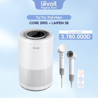 Combo Tự tin thể hiện Máy sấy tóc Laifen SE (Trắng/Hồng/Xanh/Tím) và Máy lọc không khí Levoit Core 200S