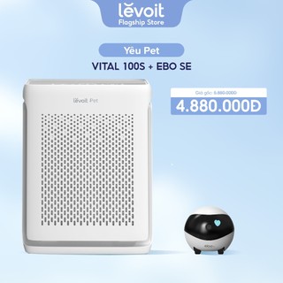Combo Yêu Pet gồm máy lọc không khí Levoit Vital 100S và Robot camera Enabot EBO SE