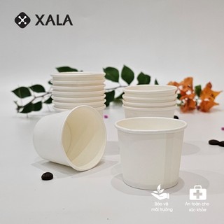 1000 cốc giấy sampling 3oz 90ml dùng thử mẫu sản phẩm ly giấy dùng cho bệnh viện nhà xưởng