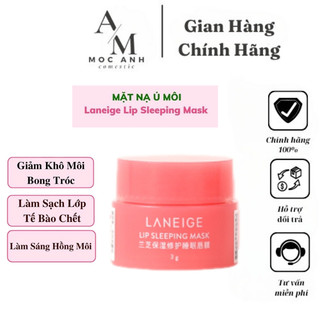 Ủ môi LANEIGE mini Sleeping Mask, ủ môi căng mọng dưỡng ẩm môi, giúp da môi đàn hồi mềm mịn 3g