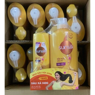 Dầu gội Sunsilk mềm mượt diệu kỳ 631ml có tặng kèm