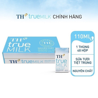 Sữa TH true milk ít đường 110ml