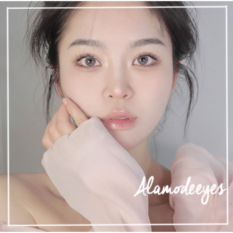 Lens xám sữa áp tròng [Có cận]