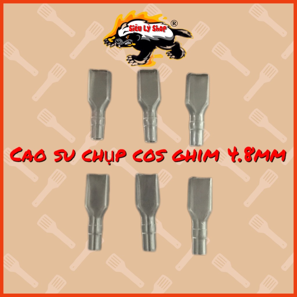 Cao su - Nhựa chụp cos ghim 4.8mm