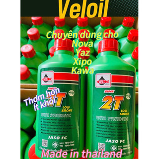 Nhớt 2 Thì siêu thơm VELOIL chính hãng cao cấp, nhớt xe 2 thì xipo nova yaz kawa [cam kết chính hãng], nhớt thái 2T