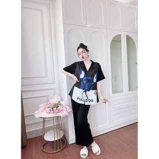 Đồ Bộ Bigsize Lụa Mango in 5D 50-100kg - M3