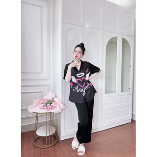 Đồ Bộ Bigsize Lụa Mango in 5D 50-100kg - M4