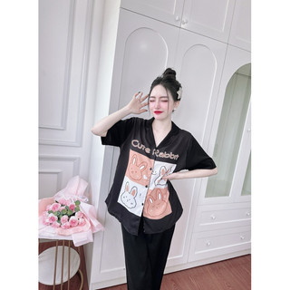 Đồ Bộ Bigsize Lụa Mango in 5D 50-100kg - M5