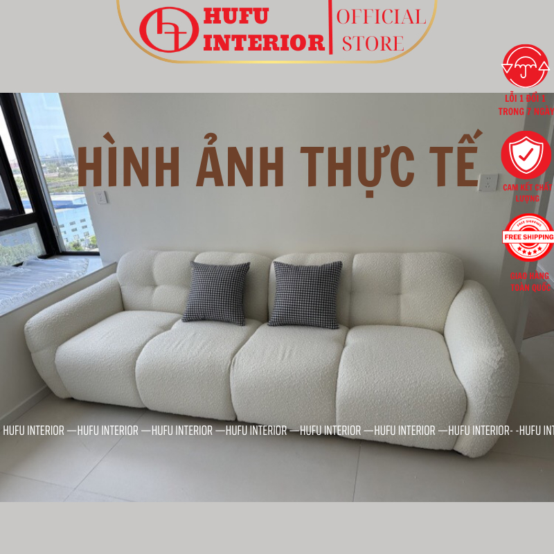 (FREESHIP) SOFA RÚT MÚI PHỒNG - SOFA DECOR PHÒNG KHÁCH CAO CẤP | HUFU INTERIOR | BigBuy360 - bigbuy360.vn