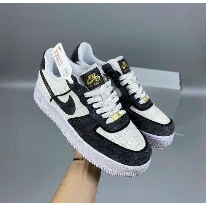 Giày AF,1 Xám Lông Chuột Nam Nữ Cao Cấp , Giày a,ir force da lộn Nguyên Bản Xám Trắng đủ size 36-44 | BigBuy360 - bigbuy360.vn