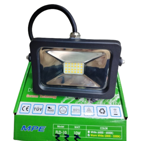 Đèn led pha MPE IP65 10W, 20W, 30W, 50W hàng chính hãng