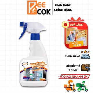 Chai xịt vệ sinh tủ lạnh hương chanh Beecok làm sạch tủ lạnh, lò nướng, bếp từ 500ml