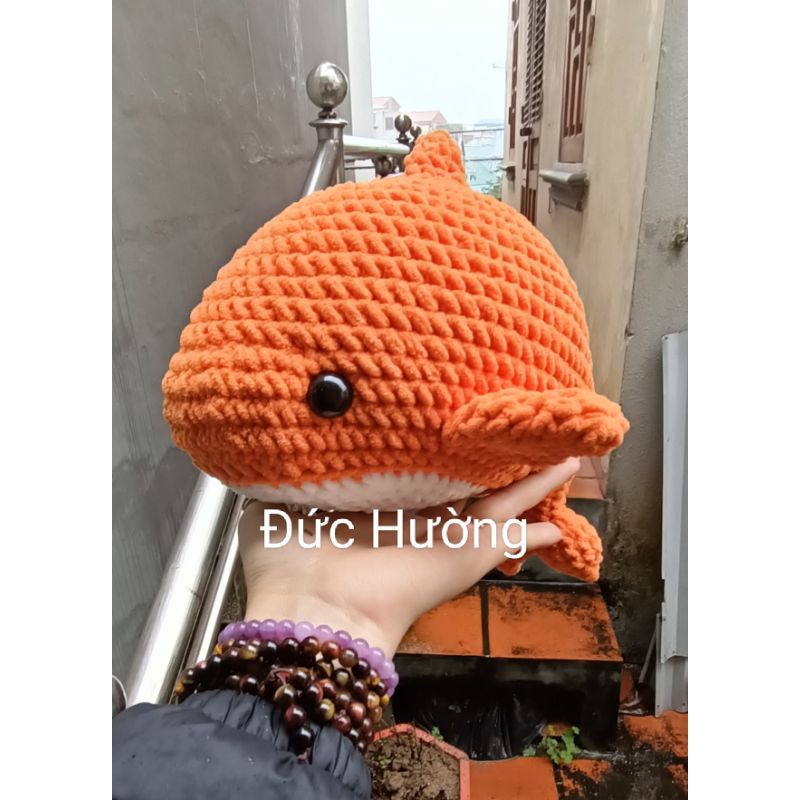 Cá Heo sản phẩm móc thủ công bằng tay.
