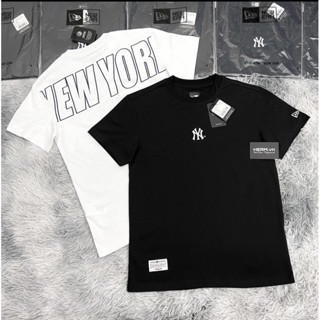  Áo Thun MLB NewYork Chất Cotton Siêu Thoáng Mát Áo Phông NY Nam Nữ Dáng Tay Lỡ Form Rộng Tay Lỡ Unisex Áo Phông Hotren 