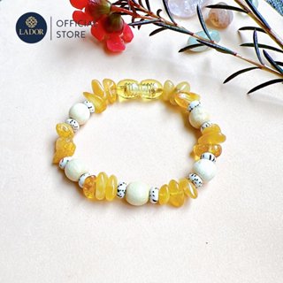 Vòng tay Hổ Phách mix Bồ Đề Tinh Nguyệt và Dâu Tằm cho Bé và Mẹ Lador