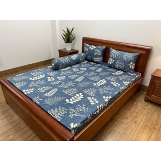 BỘ Ga Thun lạnh in HQ [ XẢ  KHO] Bộ 4 MÓN