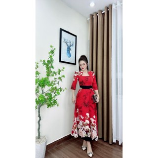 ĐẦM XÒE [MOZY] THIẾT KẾ DÁNG DÀI