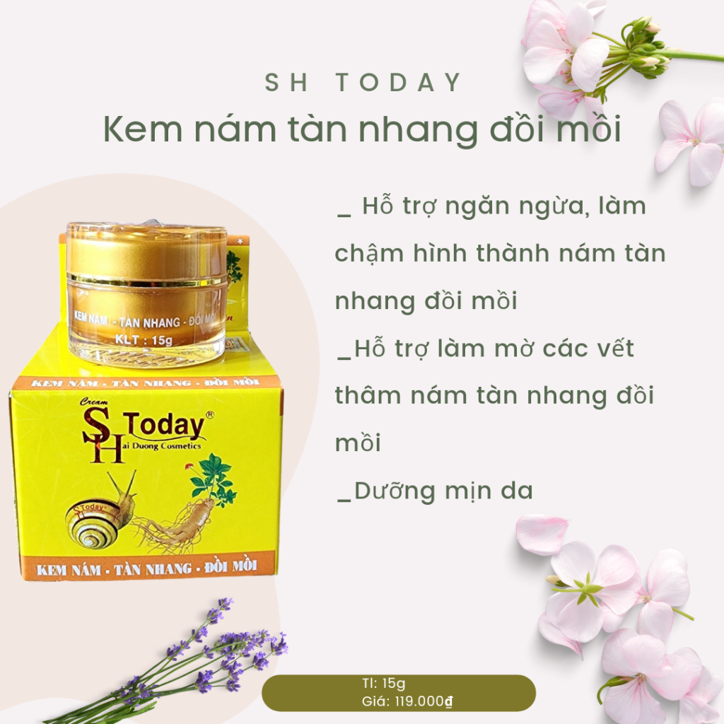 KEM NÁM TÀN NHANG ĐỒI MỒI SH TODAY 15G