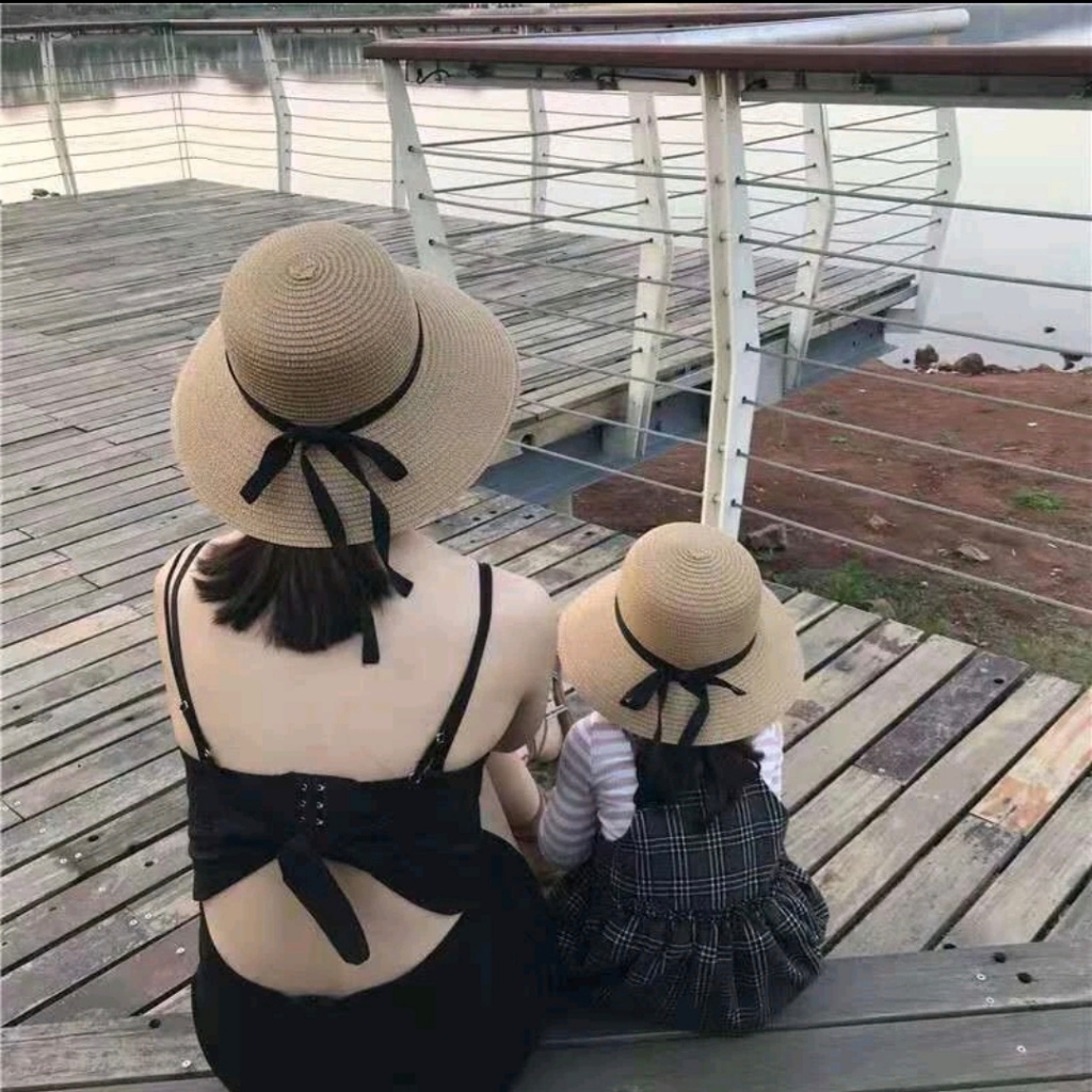 Mũ Nón Cói Vành Nhỏ Nơ Dài