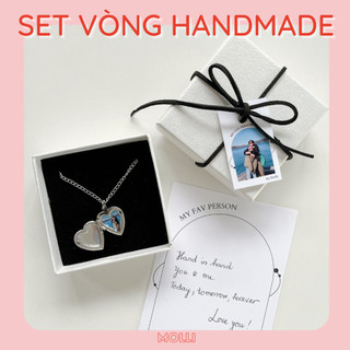 Hộp quà vòng/ dây chuyền lồng ảnh in theo yêu cầu molli.store__