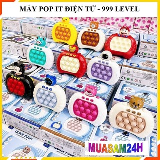 Máy chơi điện tử popit 999 level, máy chơi game cầm tay thế hệ mới giúp bé tránh xa tivi điện thoại
