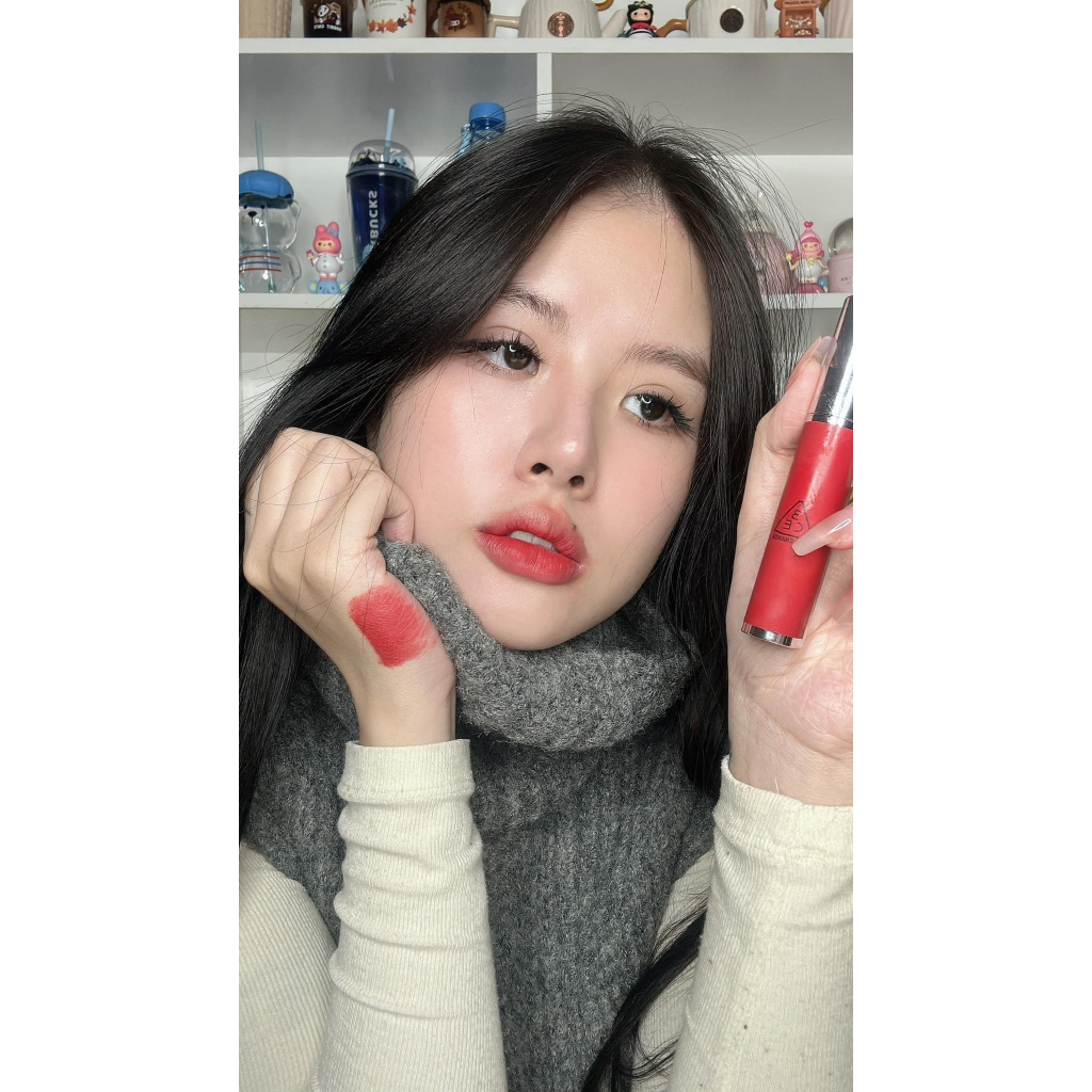 Son kem lỳ mịn 3ce Hazy Lip Clay