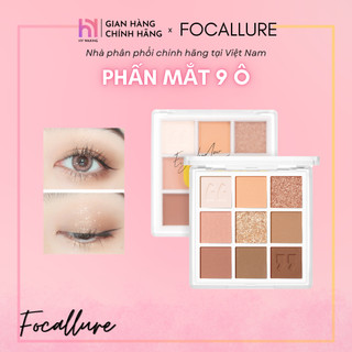  Bảng Phấn Mắt 9 Ô FOCALLURE Lên Màu Chuẩn Lâu Trôi Chống Nước FA-167 