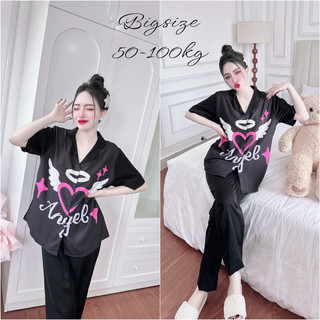 Đồ bộ bigsize lụa mango in 5d 50-100kg - m4