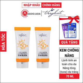  Kem Chống Nắng Very Hot Nâng Tông (Tone) Trắng Da SPF 50+ PA+++ (AZGoo Phân Phối)