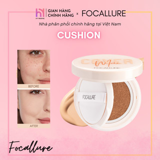 Phấn Nước Che Phủ Cao FOCALLURE Thành Phần Tự Nhiên Vegan Super Cover Cushion FA-162