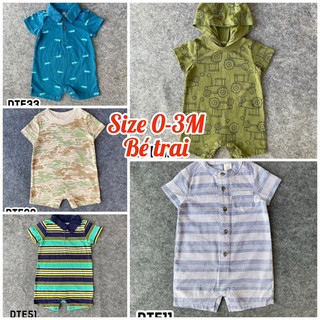 [Size 0-3M] Body đùi cho bé trai xuất dư sơ sinh đến 2 tuổi - DT