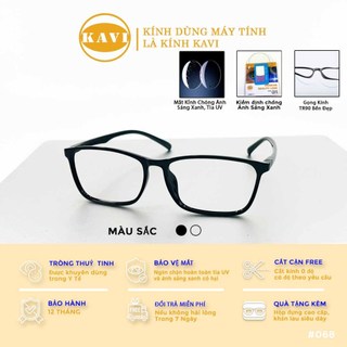 Gọng kính cận KAVI TR90 6043 - Lắp Mắt Cận Viễn 1 2 3 4 Độ Theo Yêu Cầu