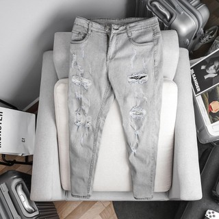 Quần jean nam cao cấp vải jean co giãn 4 chiều cực đẹp form ôm dáng skinny chuẩn size_JEANDP71