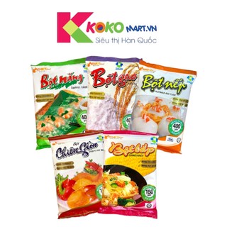 Bột bắp, bột gạo, bột nếp, bột chiên, bột năng, bột bánh cuốn, bột bánh xèo, bột chiên xù Tài Ký Food 150g và 400g