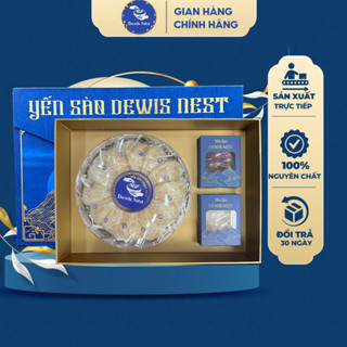 Yến Sào Khánh Hòa Tinh Chế Sợi Dài Dewis Nest 100% Nguyên Chất, Làm Từ Tổ AB 50g/100g - Kèm Hộp Quà