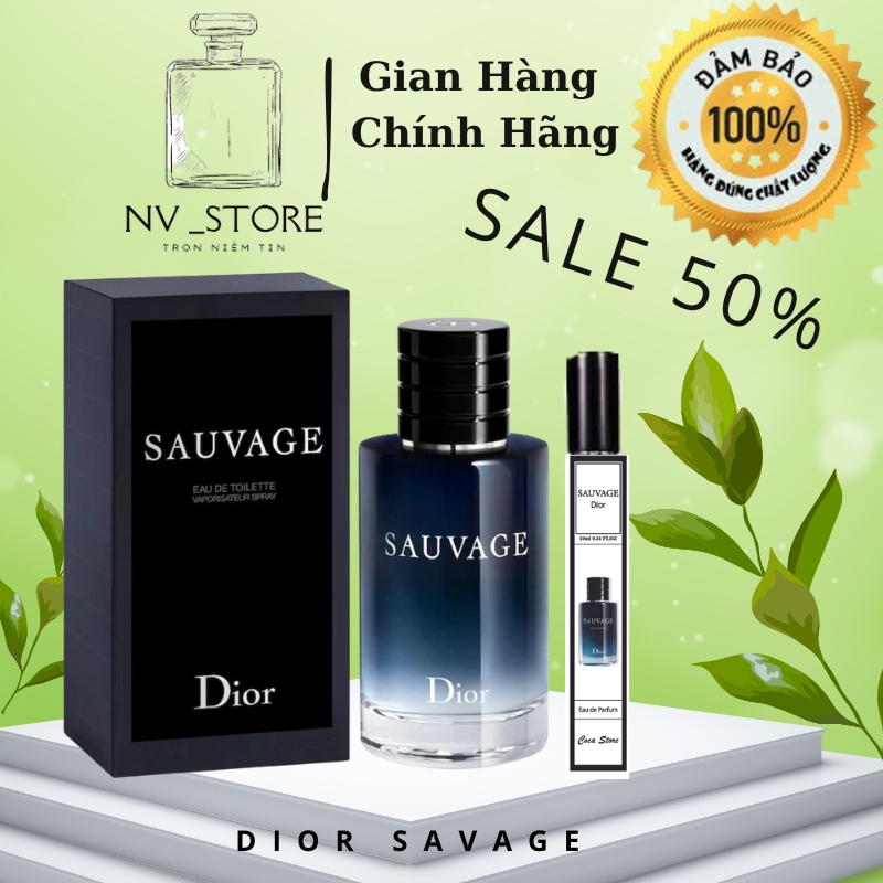 Nước hoa nam Dior Sauvage EDP 100ml (Pháp) XT322 LCA NV