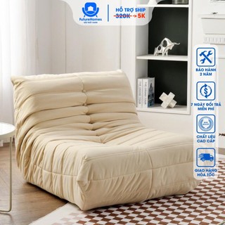 Ghế Sofa Thư Giãn, Ghế Lười Bọc Da Microfiber Cao Cấp, Decor Phòng Khách Hiện Đại Sang Trọng / FutureHomes