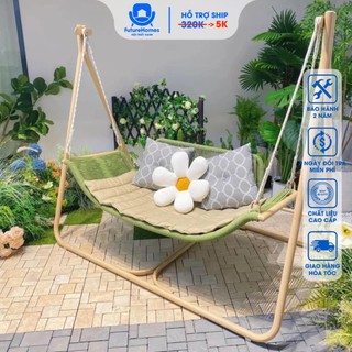 Xích đu cánh én FUTUREHOMES mây nhựa cao cấp trang trí sân vườn quán cafe sang trọng bảo hành 24 tháng