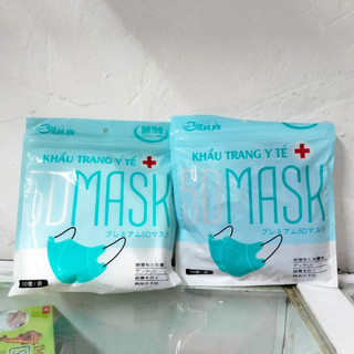Khẩu trang 5d hm mask túi 10 chiếc có 2 màu đen và trắng
