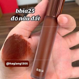 Son Bbia Màu 25 Final Note Màu Đỏ Nâu Đất Trầm giúp nâng tone da mẫu mới