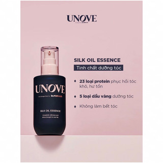 Tinh chất dưỡng tóc UNOVE Silk Oil Essence 70ml, chăm sóc tóc khô và hư tổn
