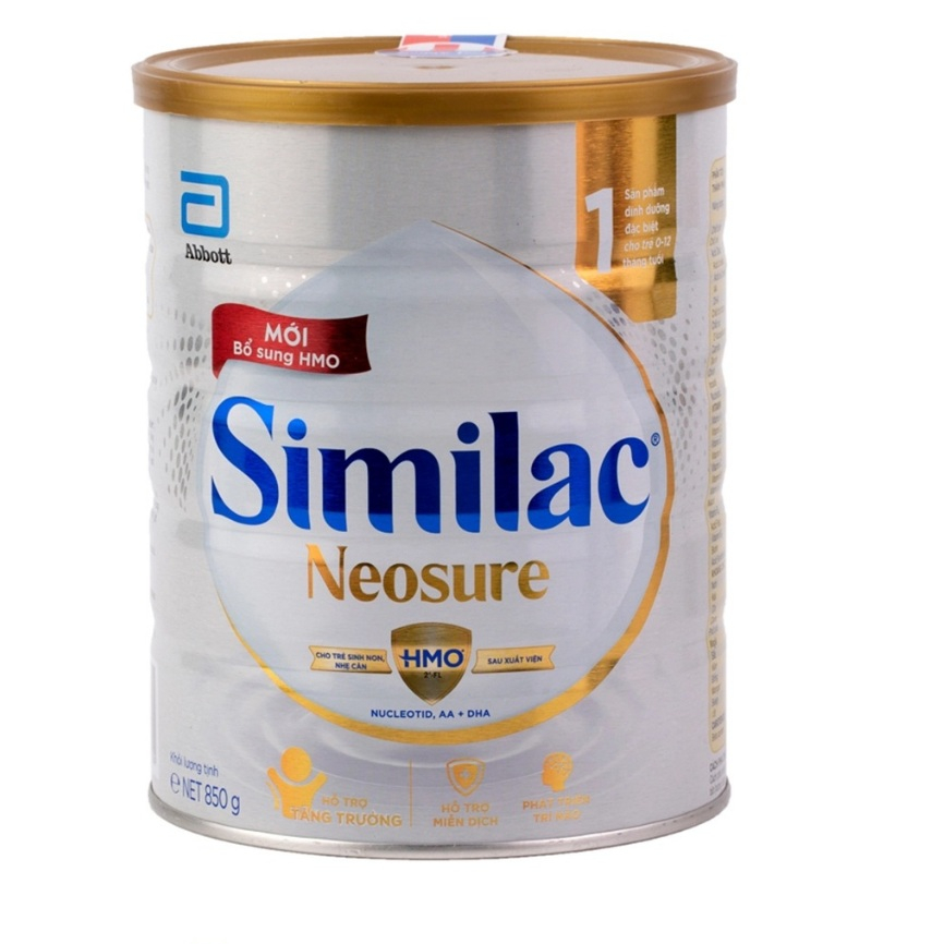 (Date 2027) Sữa Similac Neosure số 1 850g