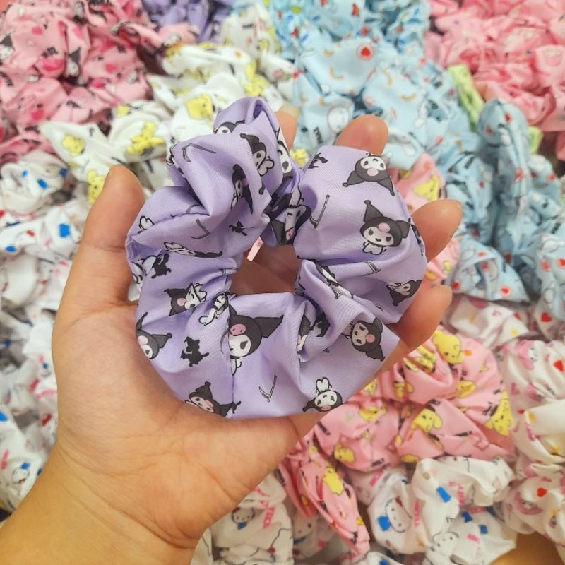 [Chọn mẫu] Cột tóc Scrunchie sanrio
